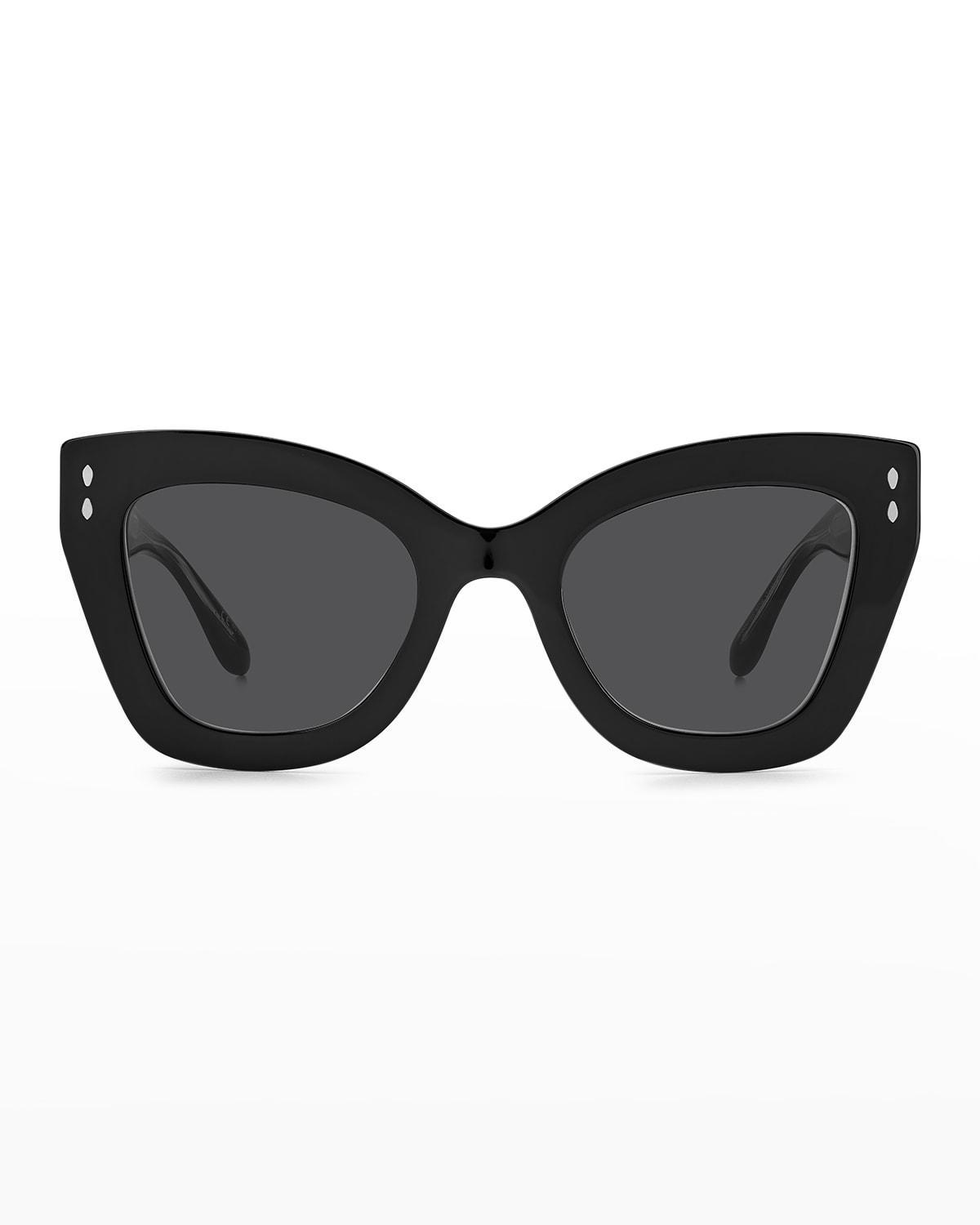 Acetate & Metal Butterfly Sunglasses Product Image