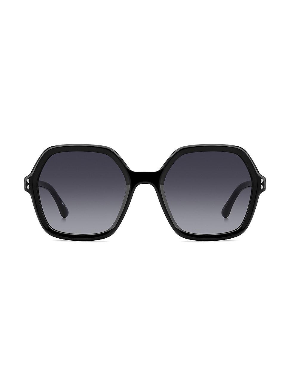 Womens 55MM Geometric Sunglasses Product Image