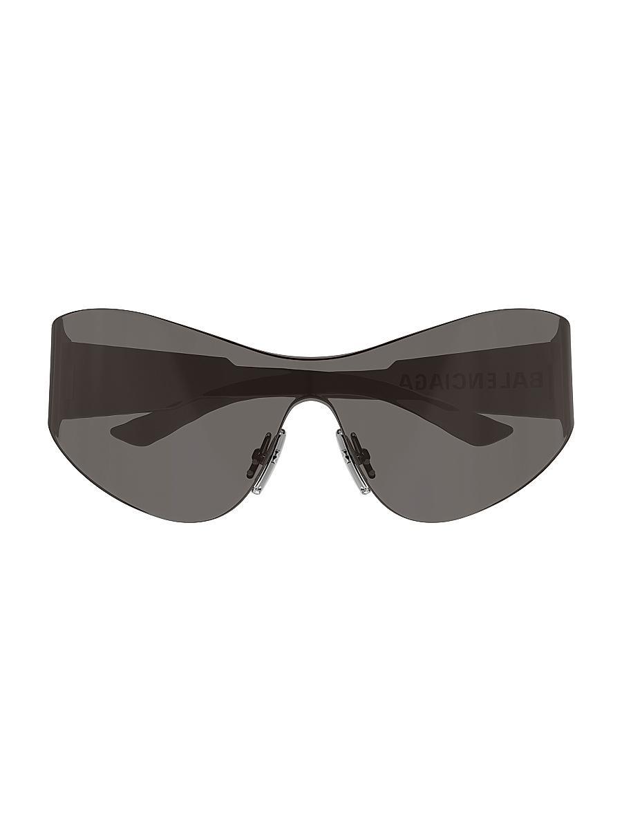 Womens 99MM Mono Mask Rimless Sunglasses Product Image