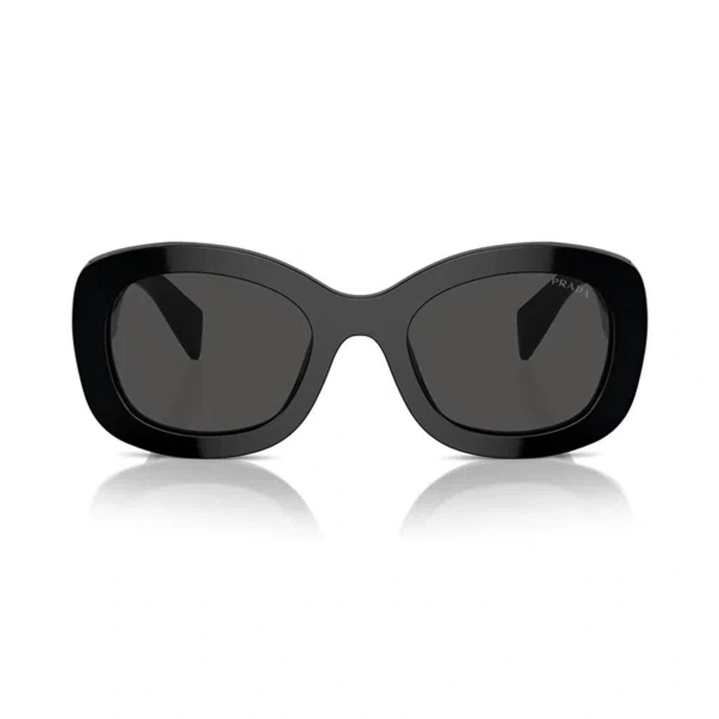 PRADA Oval Women's Sunglasses, Pr A13s In Black Product Image