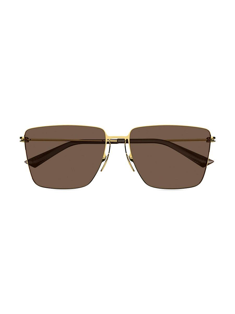 Bottega Veneta Thin Triangle Panthos Sunglasses, 51mm Product Image