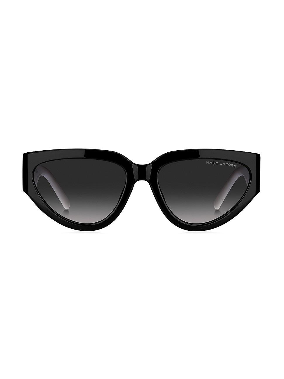 J Marc Logo Plastic Cat-Eye Sunglasses Product Image