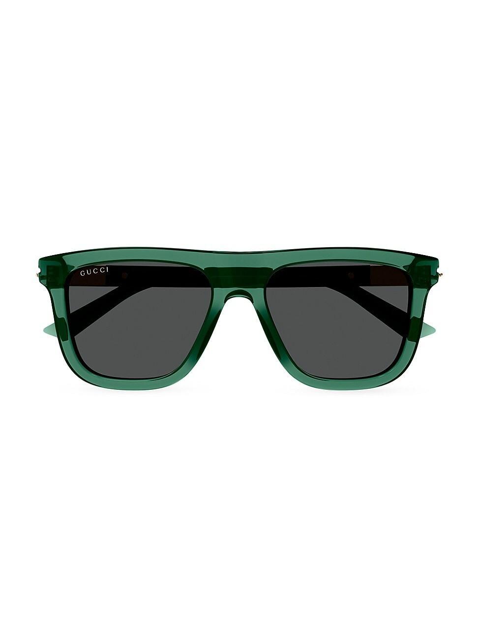 Mens GG1502SM Acetate Rectangle Sunglasses Product Image