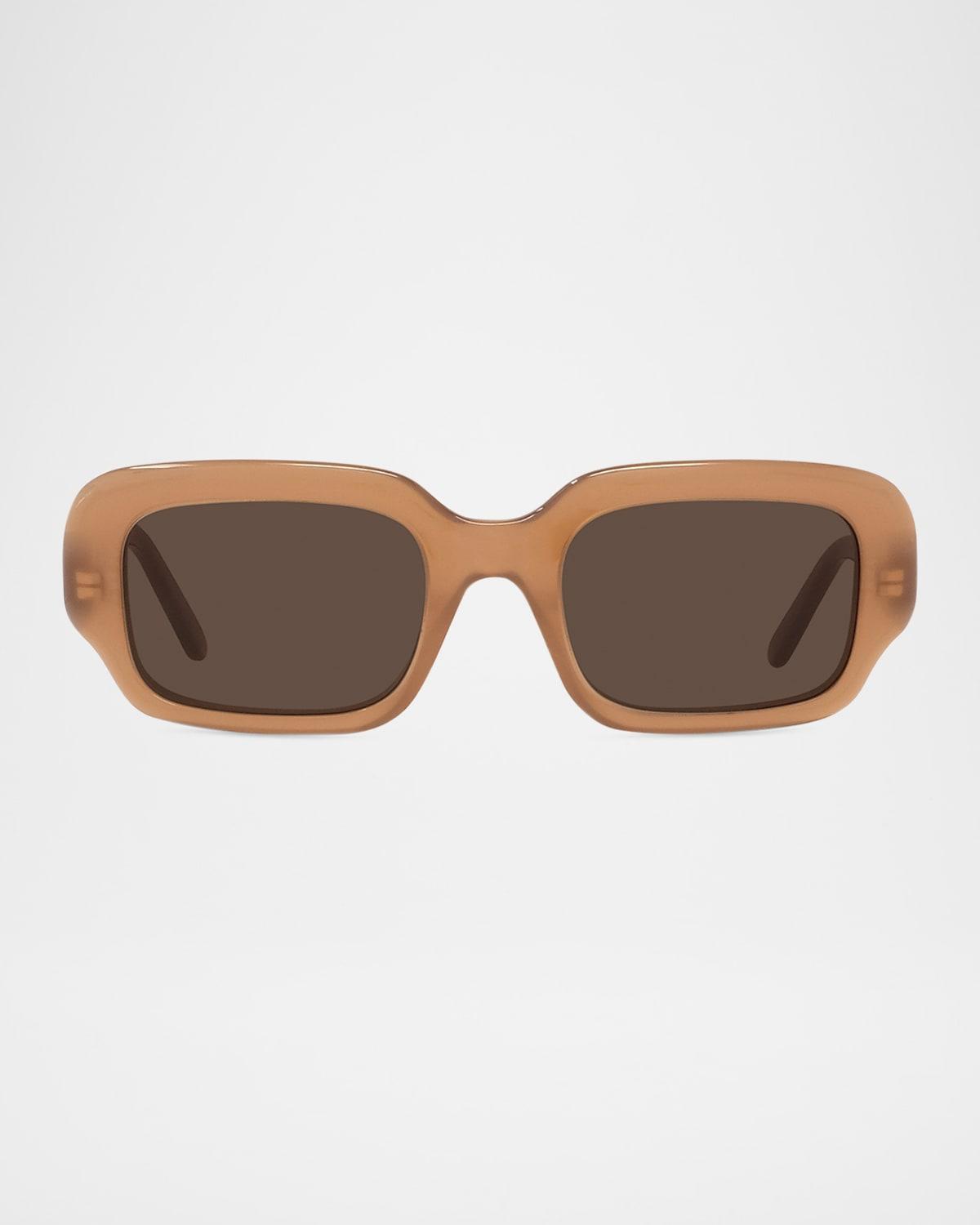 Mens Slim 54MM Rectangular Sunglasses Product Image