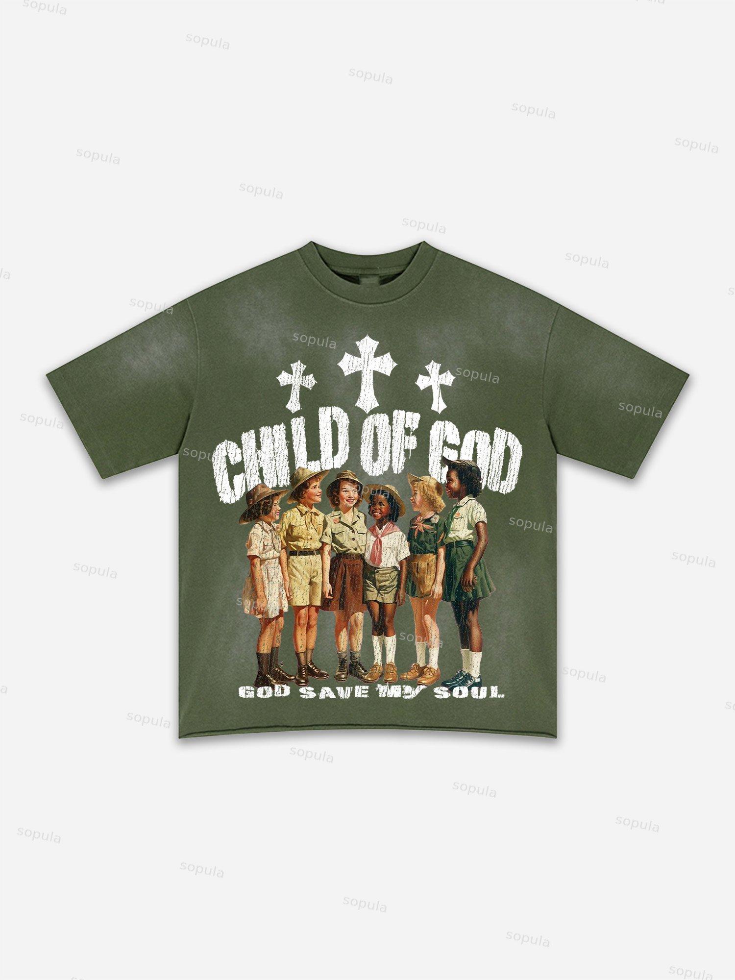 Fly By Choice Graphic Washed T-shirt Product Image