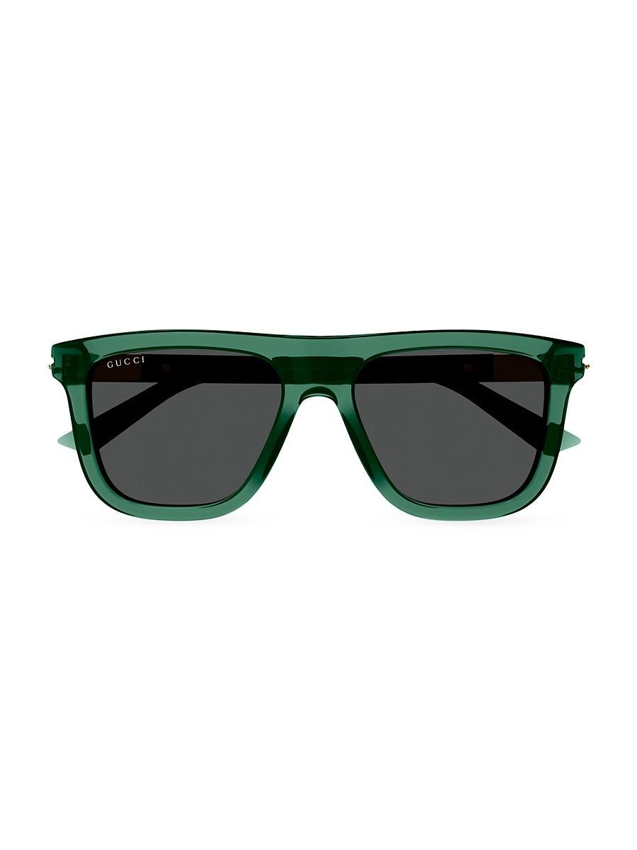 Mens GG1502SM Acetate Rectangle Sunglasses Product Image