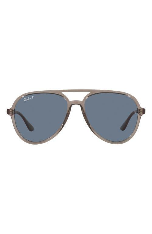 Men's Ray-Ban RB3736 56mm Irregular Mirror Sunglasses, Silver Product Image