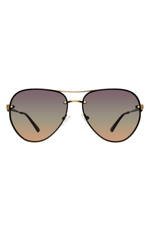 Kurt Geiger London Womens KGL1002 Shoreditch 60mm Gradient Aviator Sunglasses Product Image