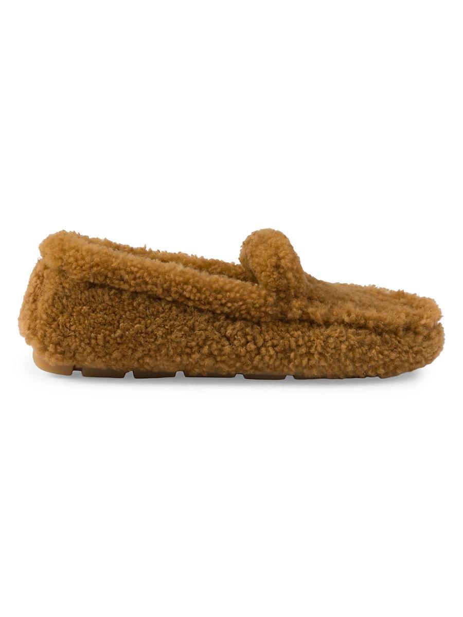 Womens Shearling Driving Shoes Product Image