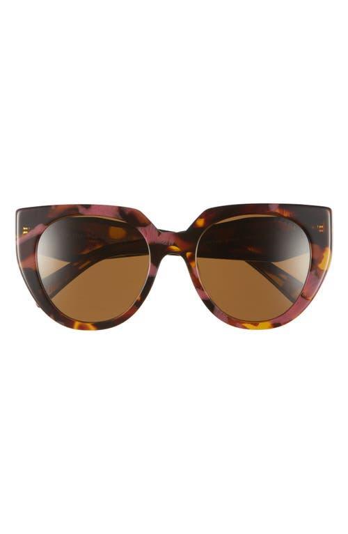 Prada Womens PR 14WS 52mm Tortoise Cat Eye Sunglasses Product Image