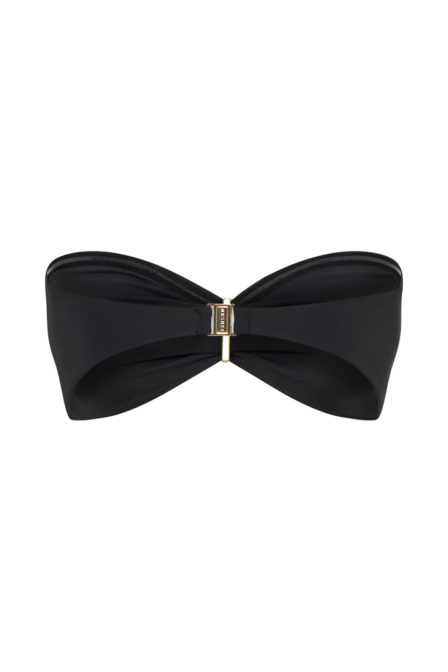 Aria Bandeau Bikini Top - Black Product Image