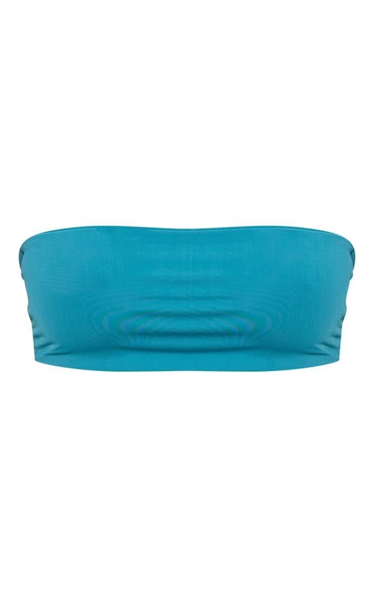 Emerald Green Bandeau Bikini Top Product Image