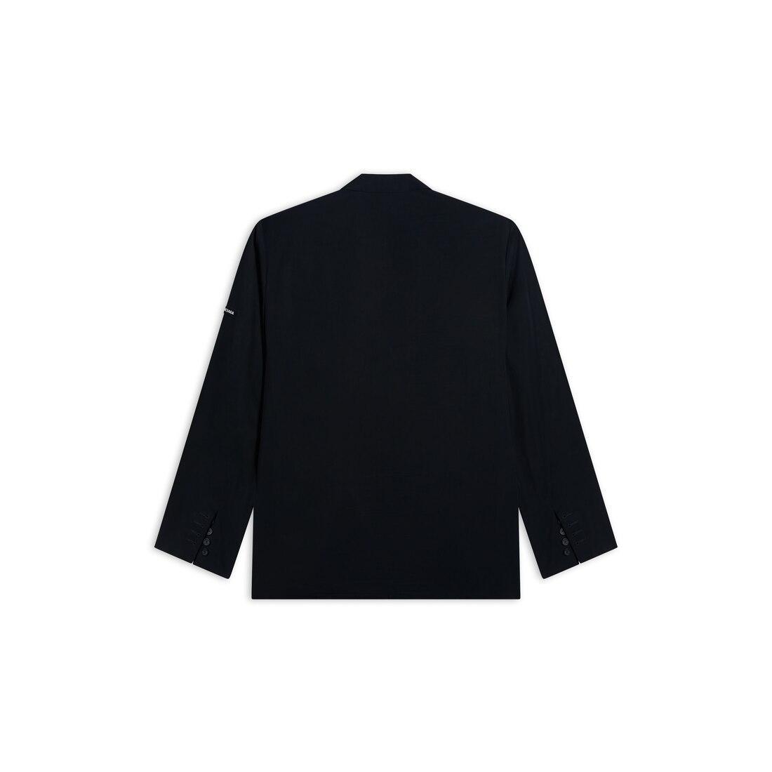 Men's Washed Jacket in Black Product Image