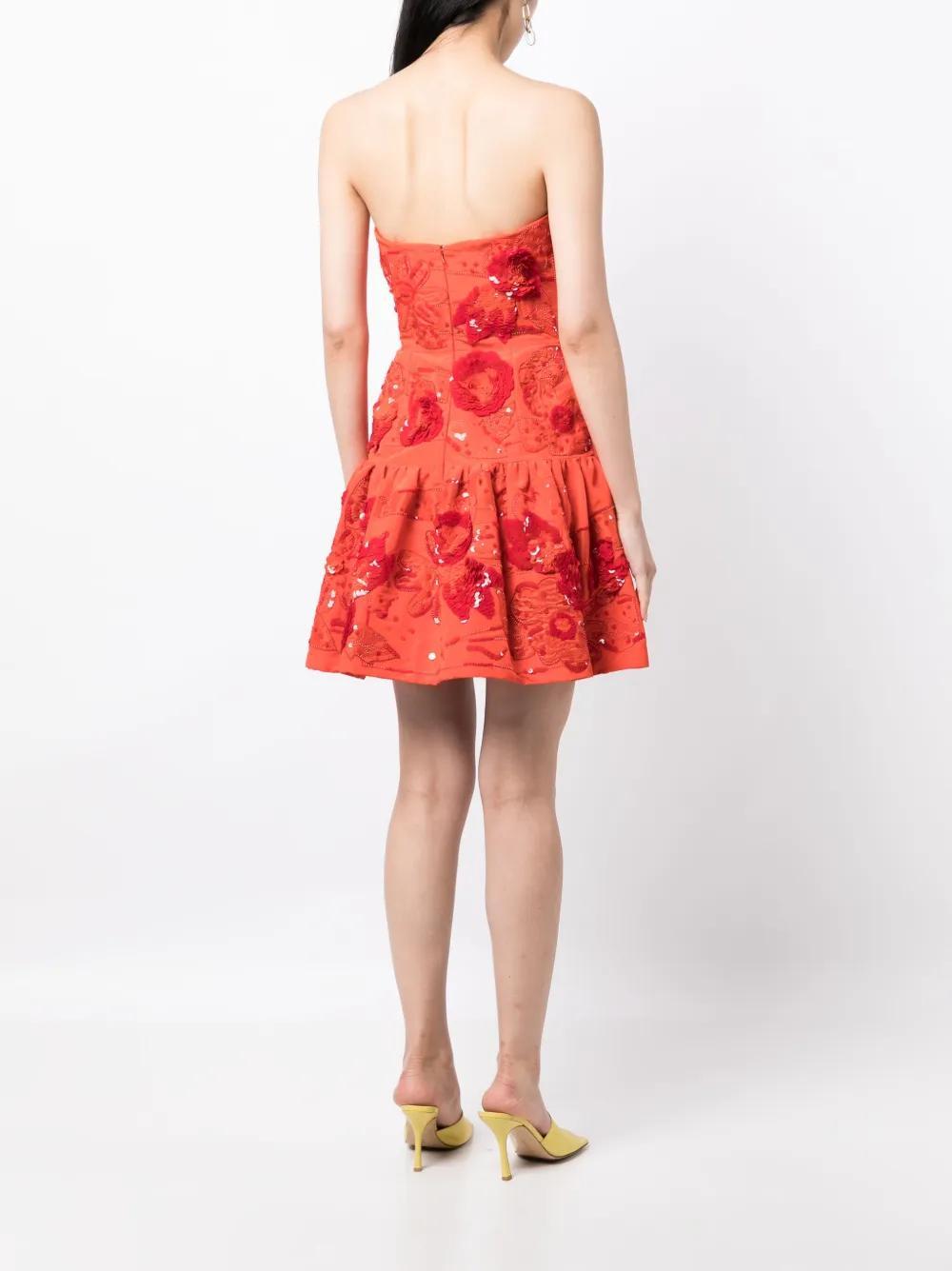 sequin-embellished silk dress Product Image