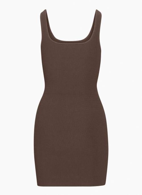 sculpt knit squareneck mini dress Product Image