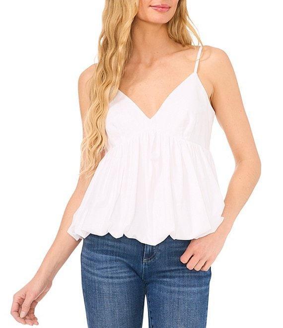 CeCe V-Neck Sleeveless Blouse Product Image