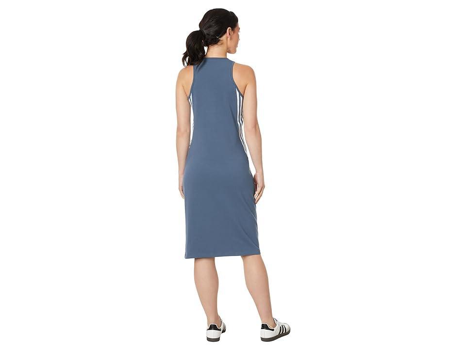adidas Future Icon 3-Stripes Dress (Preloved Ink/White) Women's Clothing Product Image