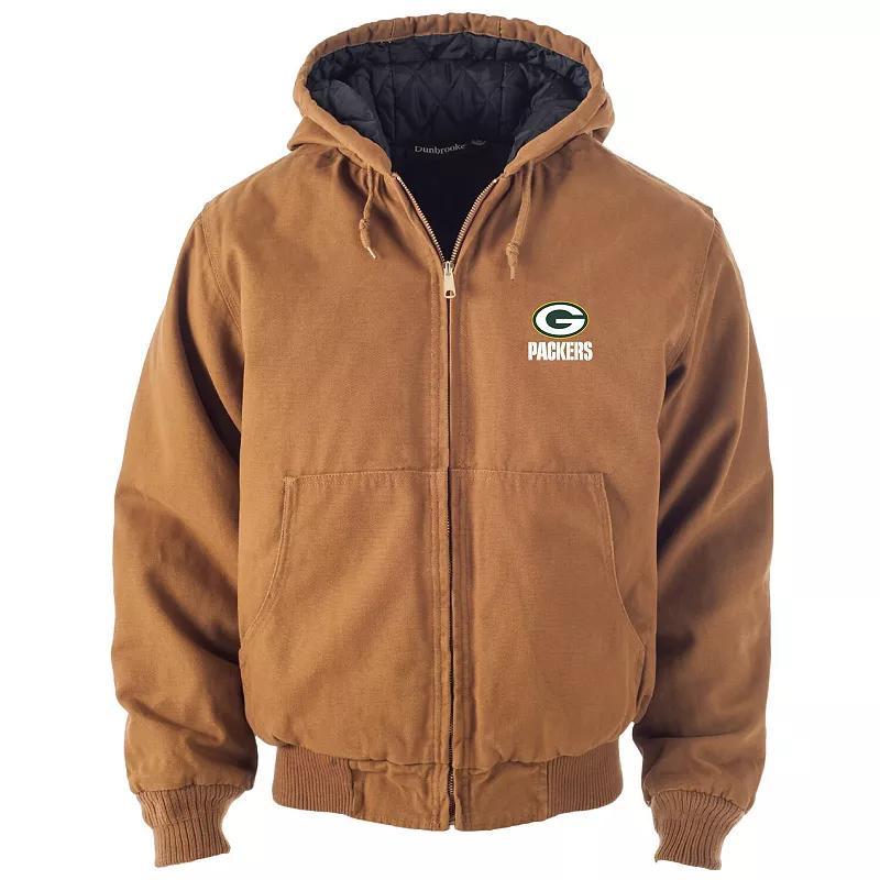 Men's Dunbrooke Brown Atlanta Braves Dakota Work Full-Zip Hoodie Jacket, Size: Medium Product Image