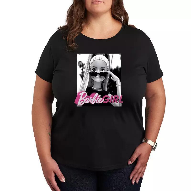 Plus Barbie Girl Sunglasses Graphic Tee, Womens Product Image
