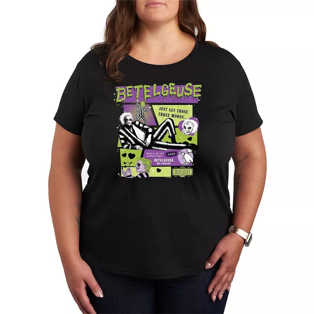 Plus Size Beetlejuice 2 Betelgeuse Graphic Tee, Womens Product Image
