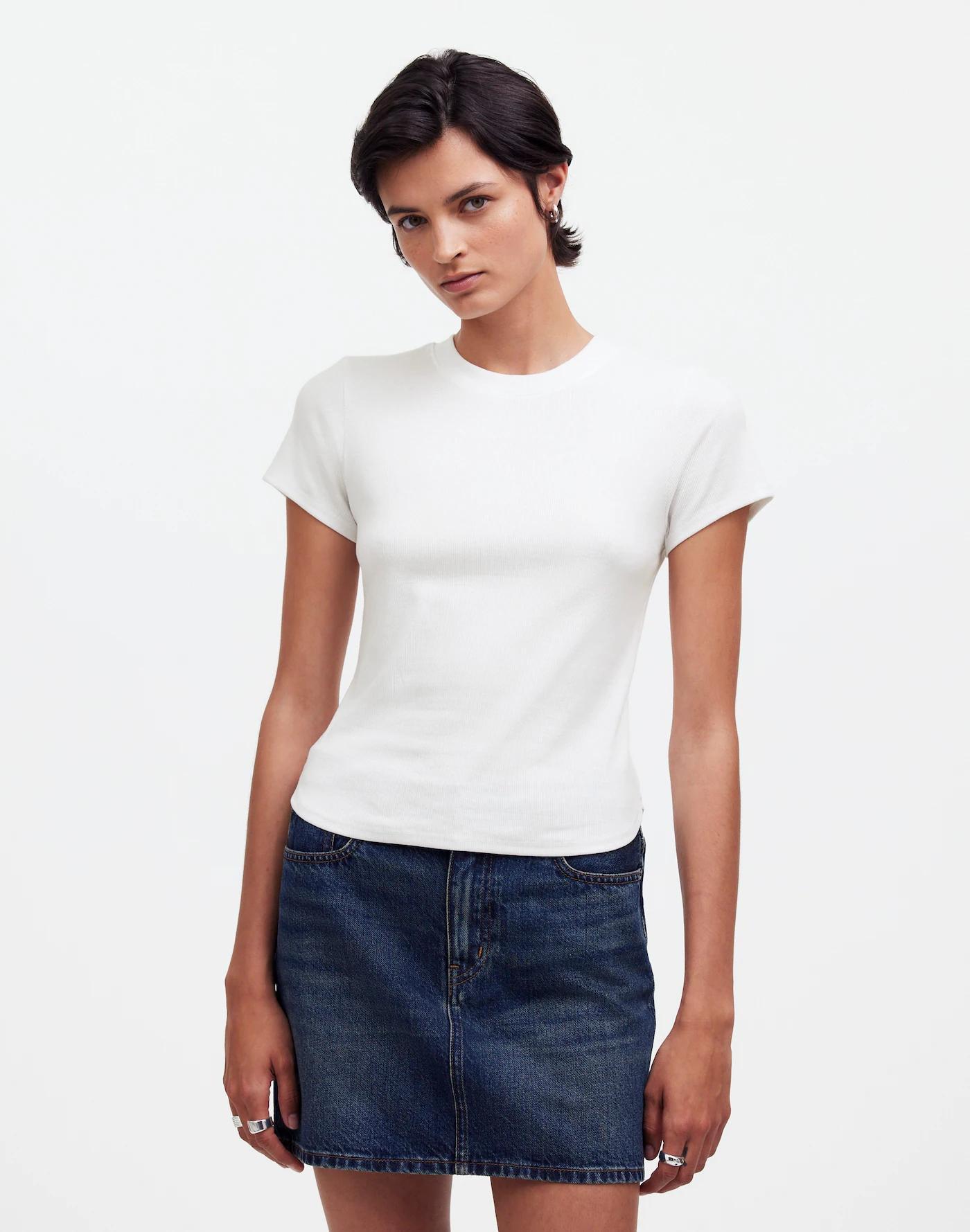 (Re)generative Cotton Ribbed Crewneck Tee Product Image