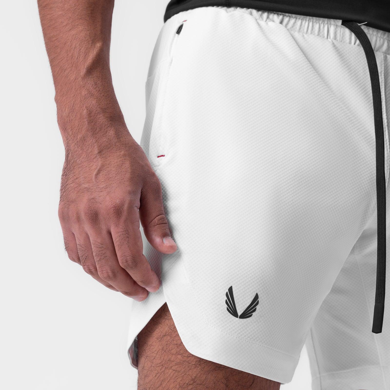 0994. AeroSilver® 7" Linerless Short - White Male Product Image
