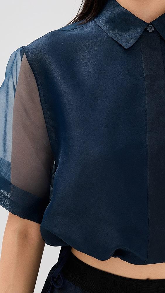 SIMKHAI Ryett Crop Shirt | Shopbop Product Image