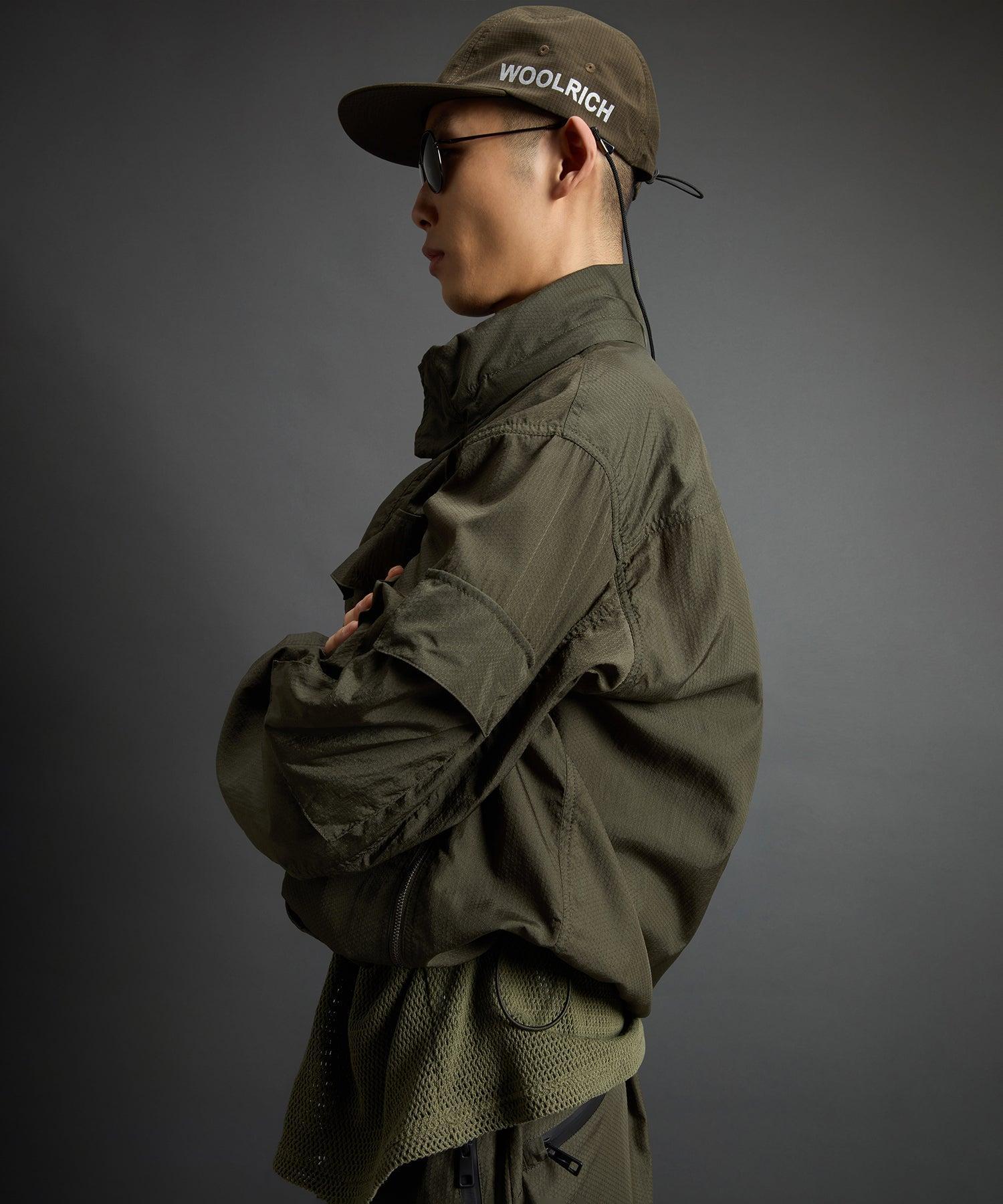 Todd Snyder x Woolrich Cotton-Nylon Jacket in Olive Product Image