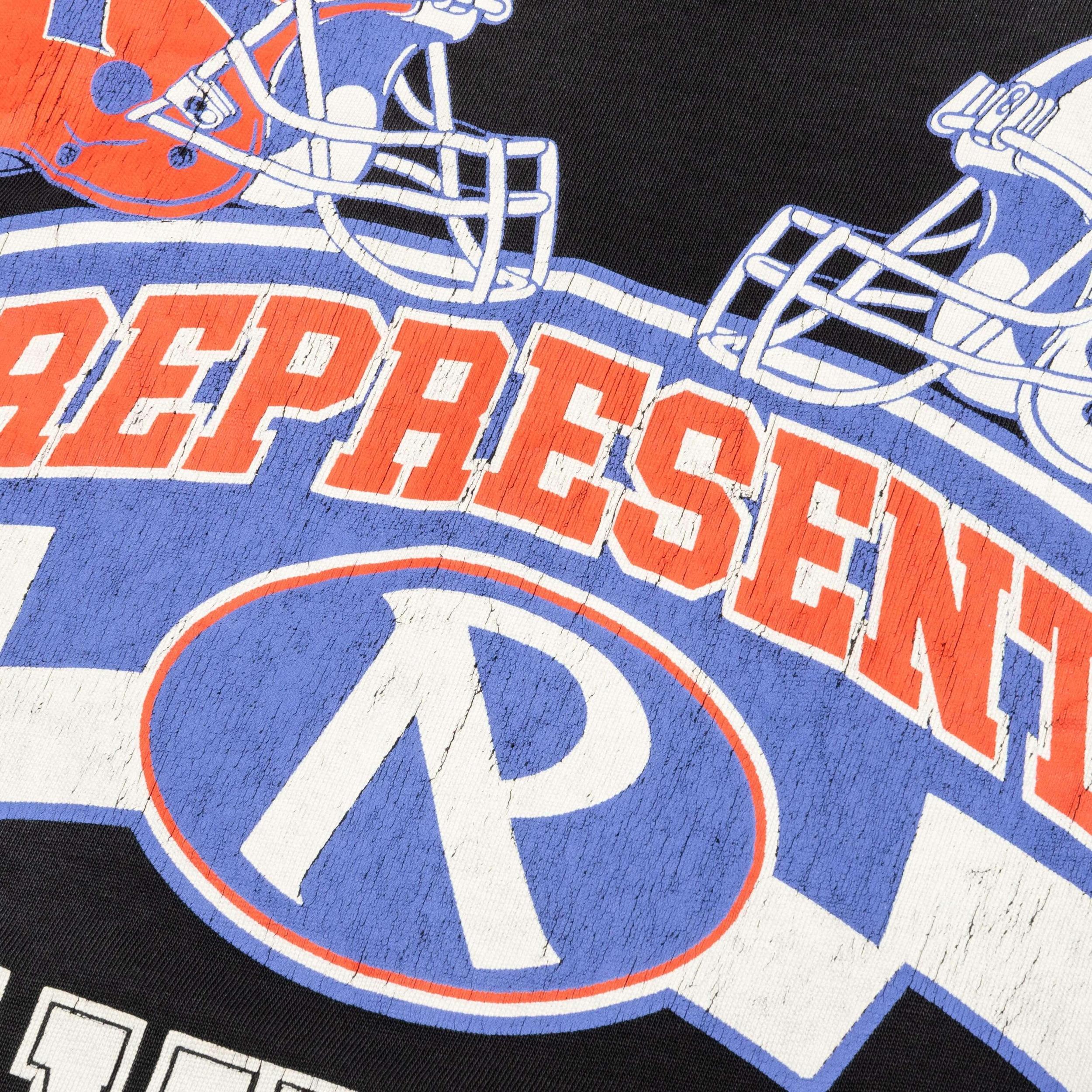 Feature x Represent Champions L/S T-Shirt - Stained Black Male Product Image
