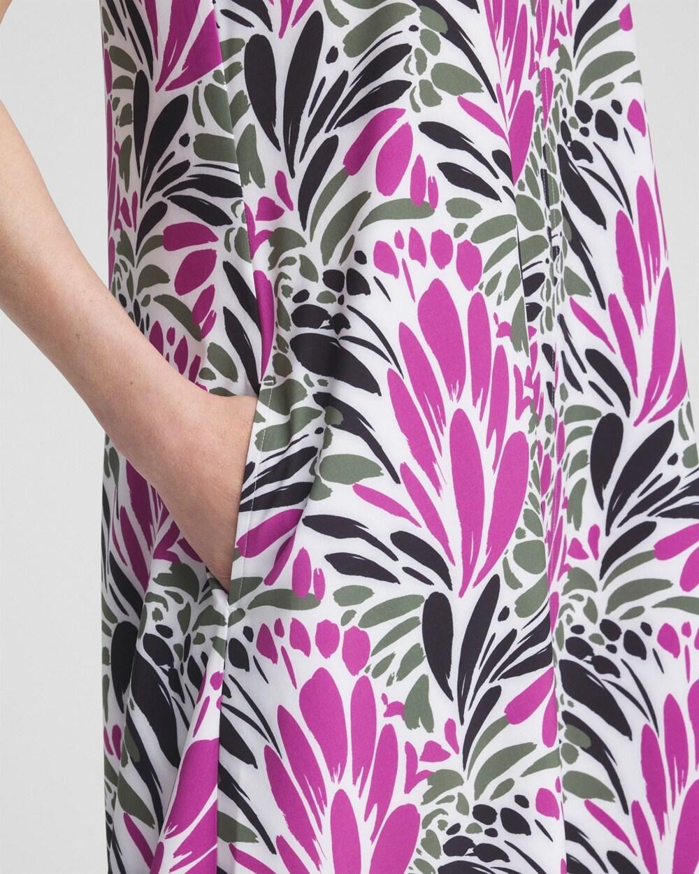Embroidered Leaves Poncho Product Image
