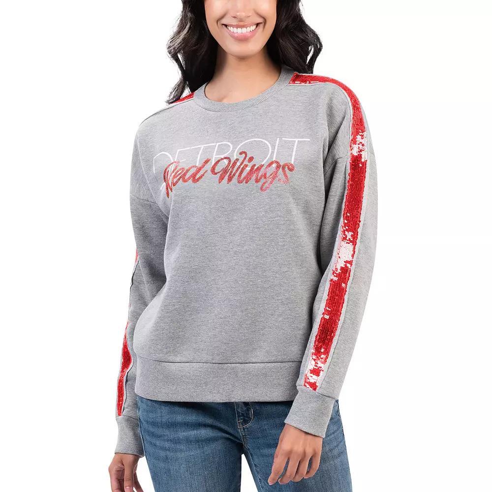 Women's G-III 4Her by Carl Banks Gray Los Angeles Kings Penalty Box Pullover Sweatshirt, Size: XL, Kgs Grey Product Image