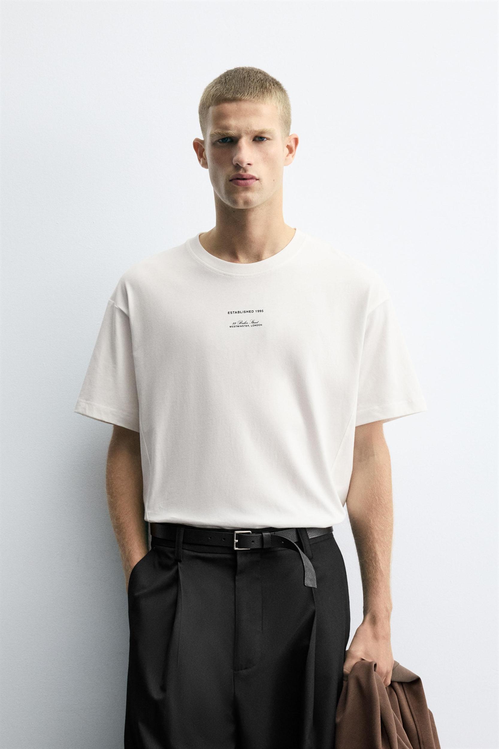 CONTRAST LABEL T-SHIRT Product Image