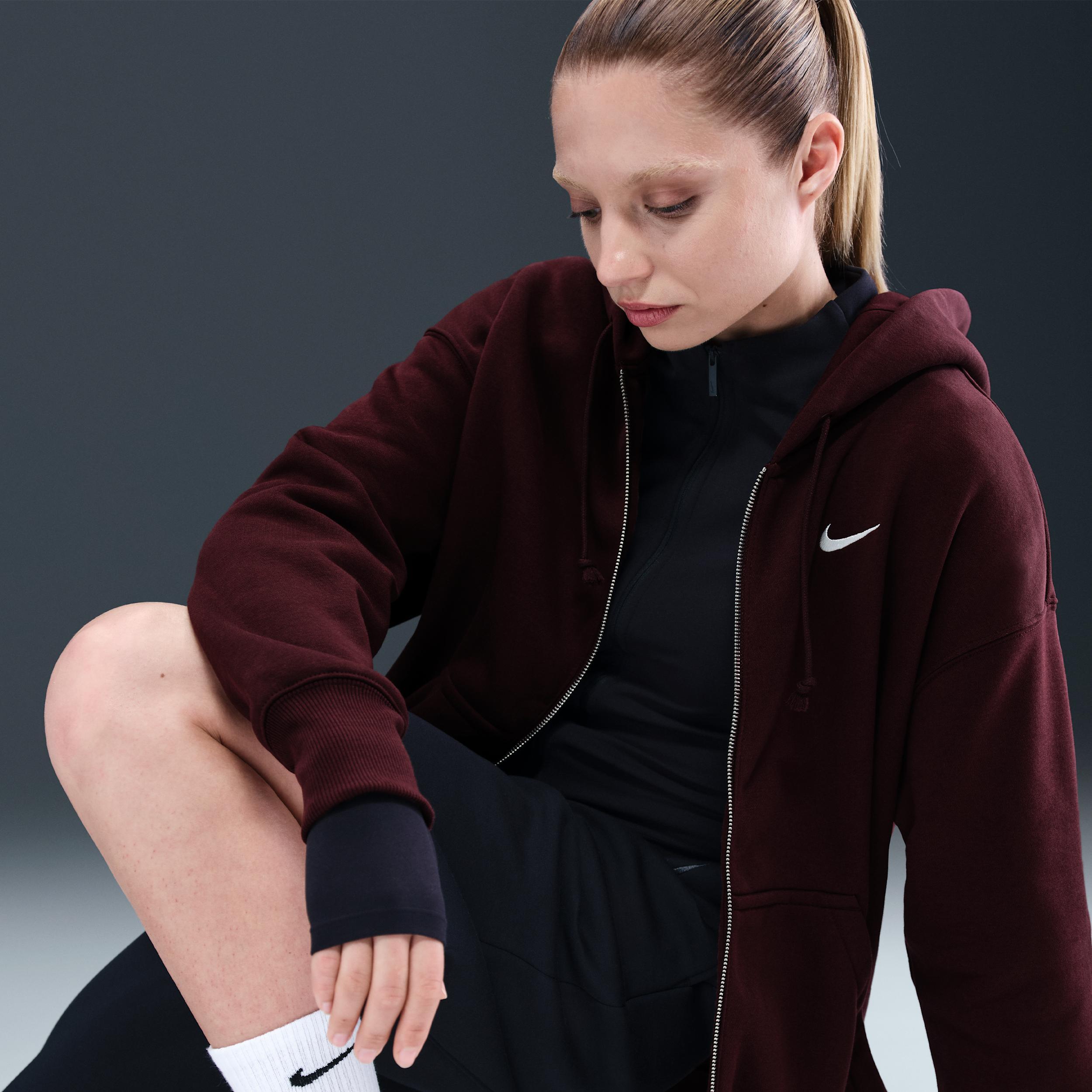 Women's Nike Sportswear Phoenix Fleece Oversized Full-Zip Hoodie Product Image