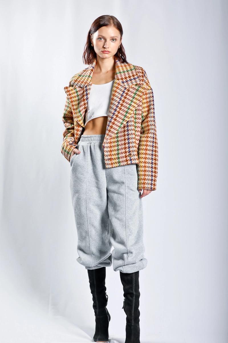 Multi Color Herringbone Jacket Product Image