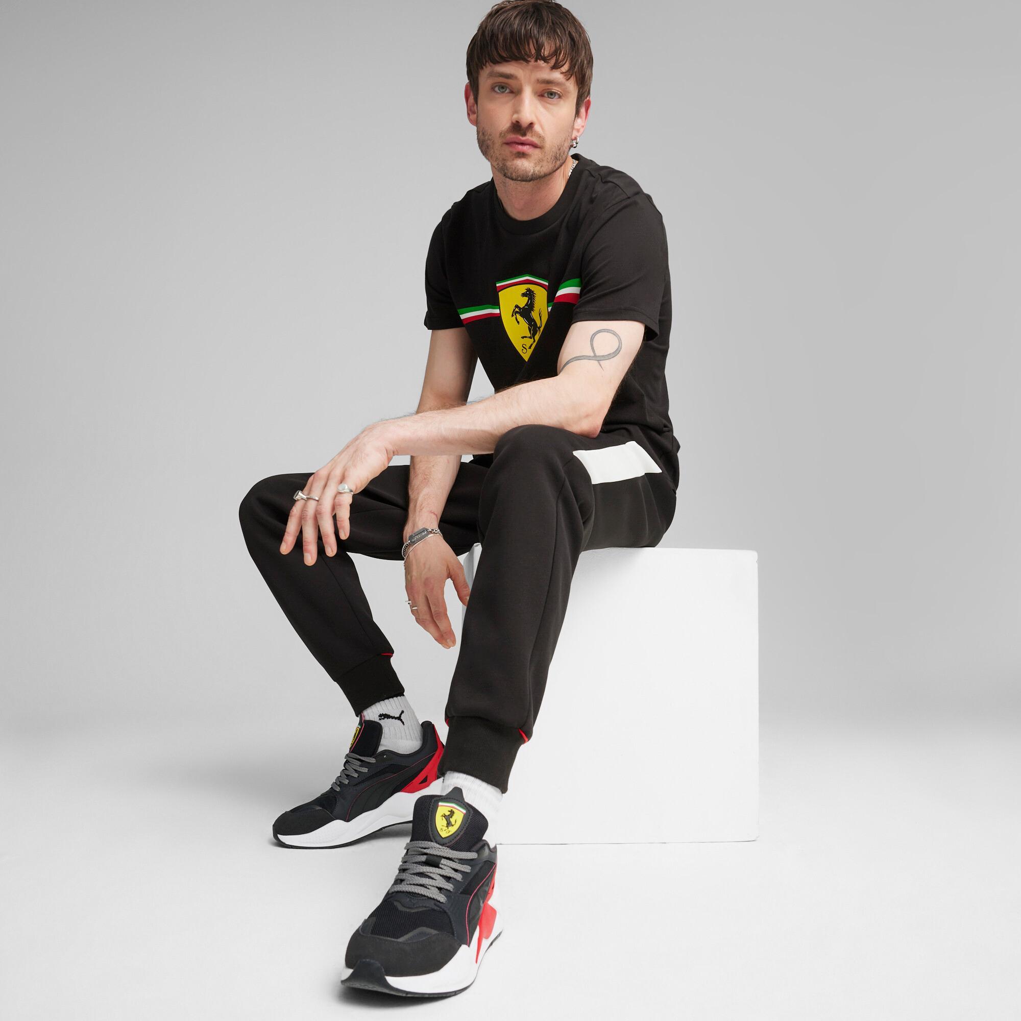 PUMA Scuderia Ferrari Race Big Shield Men's Motorsport Heritage T-Shirt Product Image