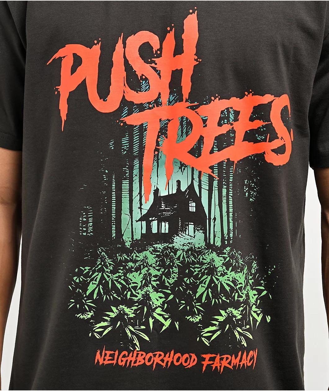 Push Trees Farmacy Charcoal T-Shirt Product Image