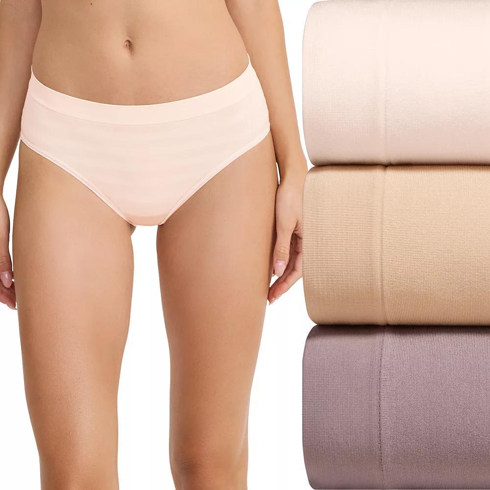 Women's Jockey® Seamfree® 3-pk. Hi-Cut Panty 4392, Size: XL, Cosmetic Team Product Image