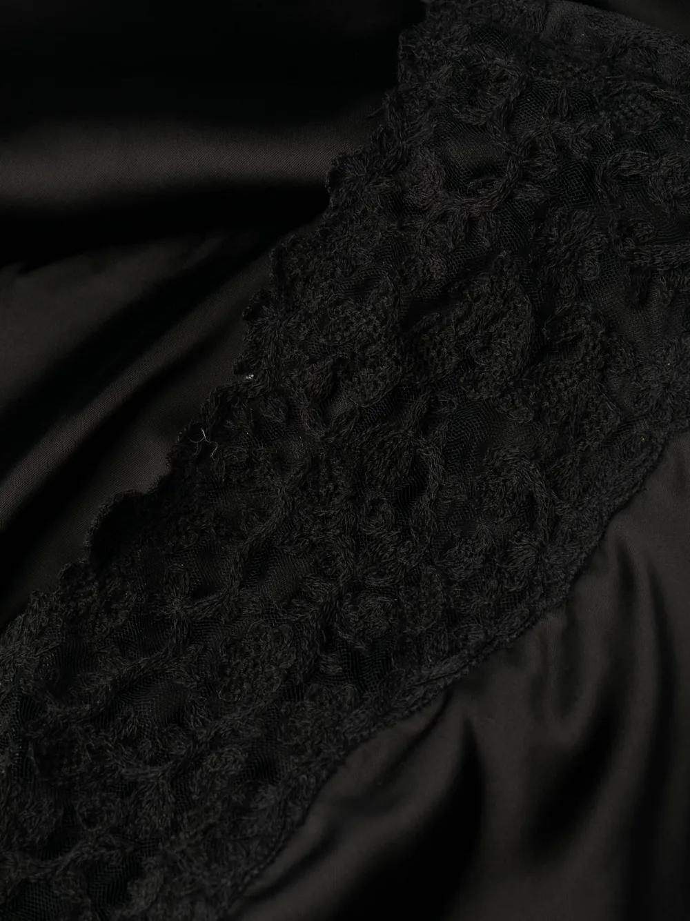 La Saudade Brodée satin minidress Product Image