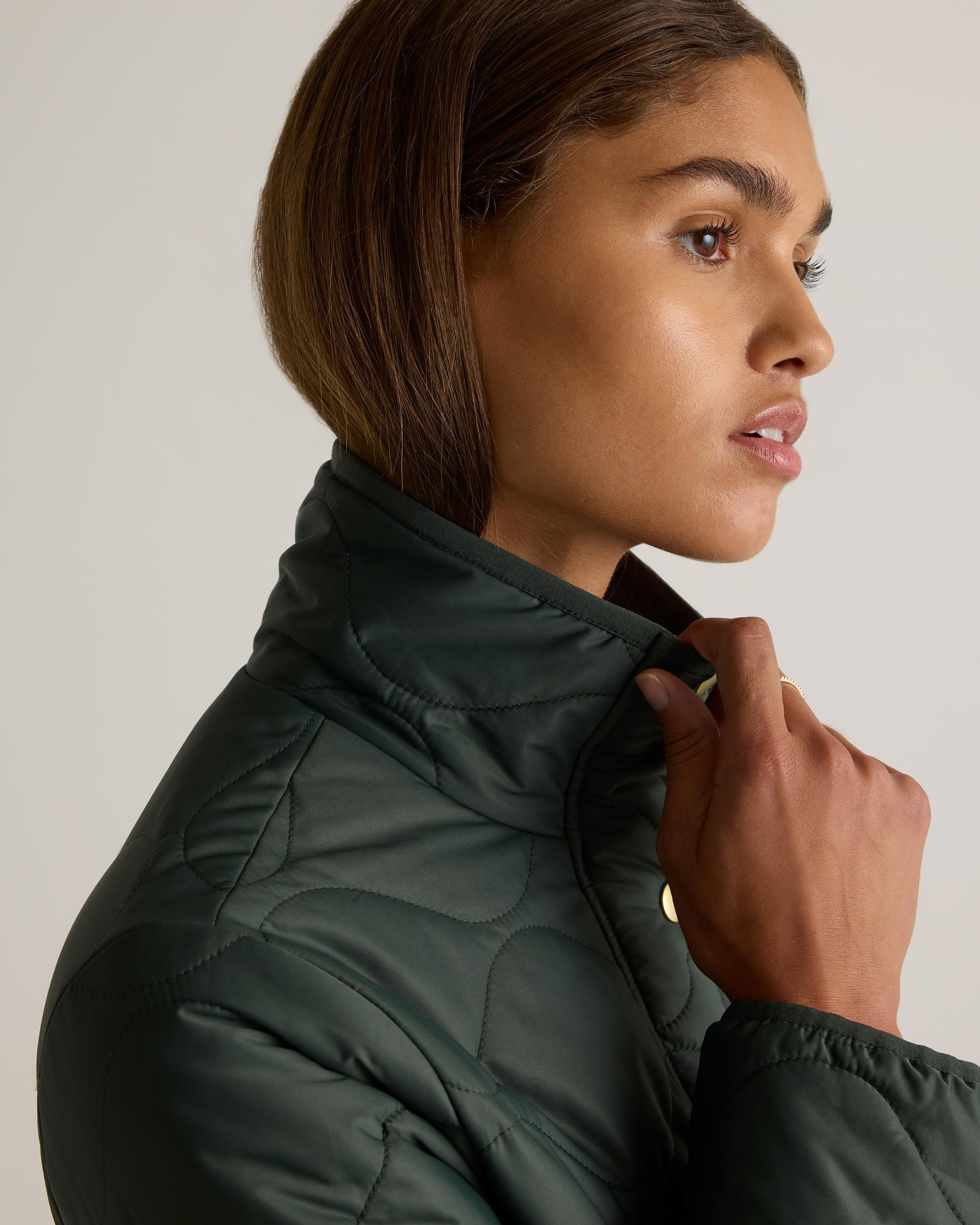 Quince | Women's Featherless Quilted Long Puffer Jacket Size XL, Nylon Product Image