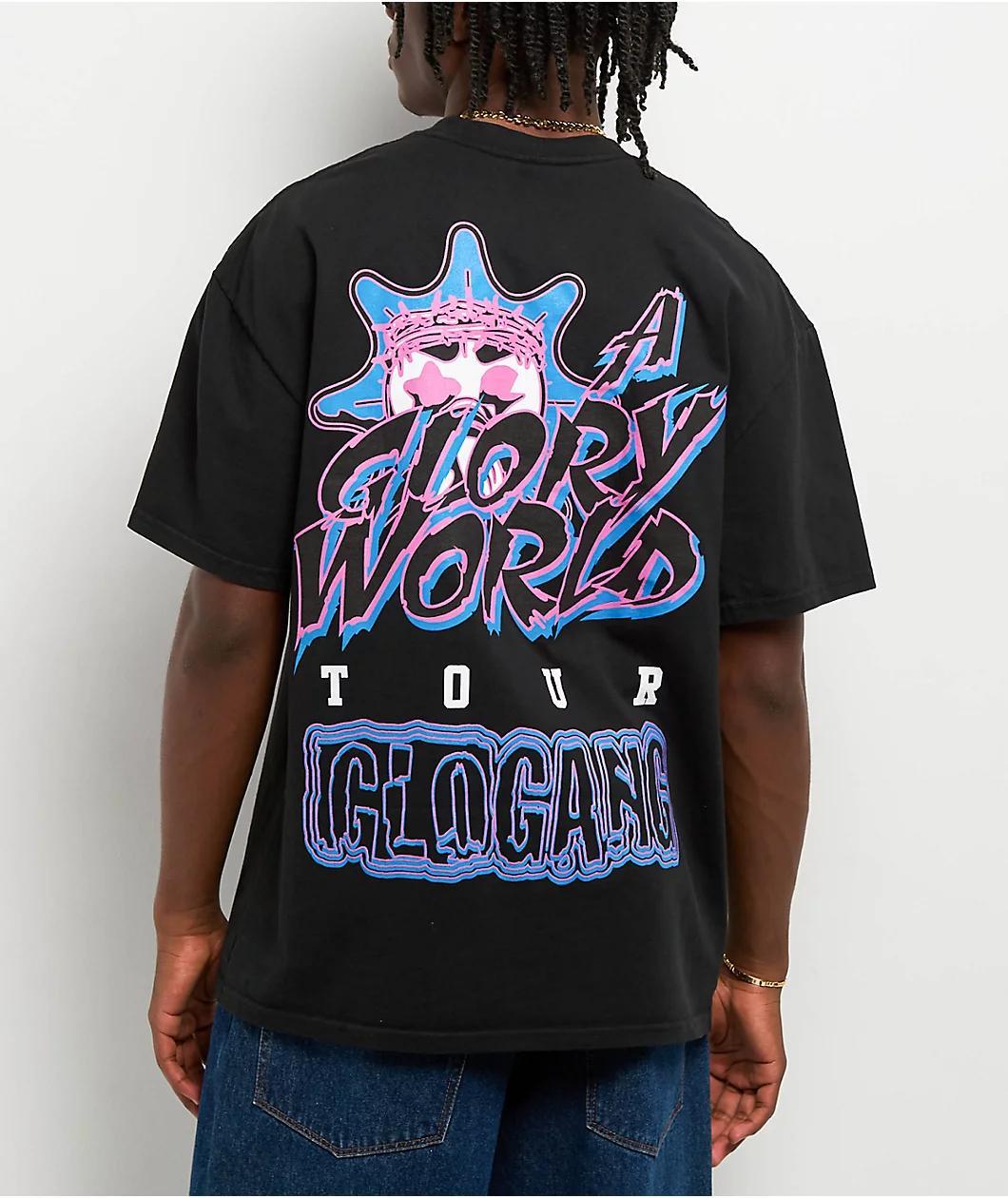 Glo Gang A Glory World Black T-Shirt Product Image