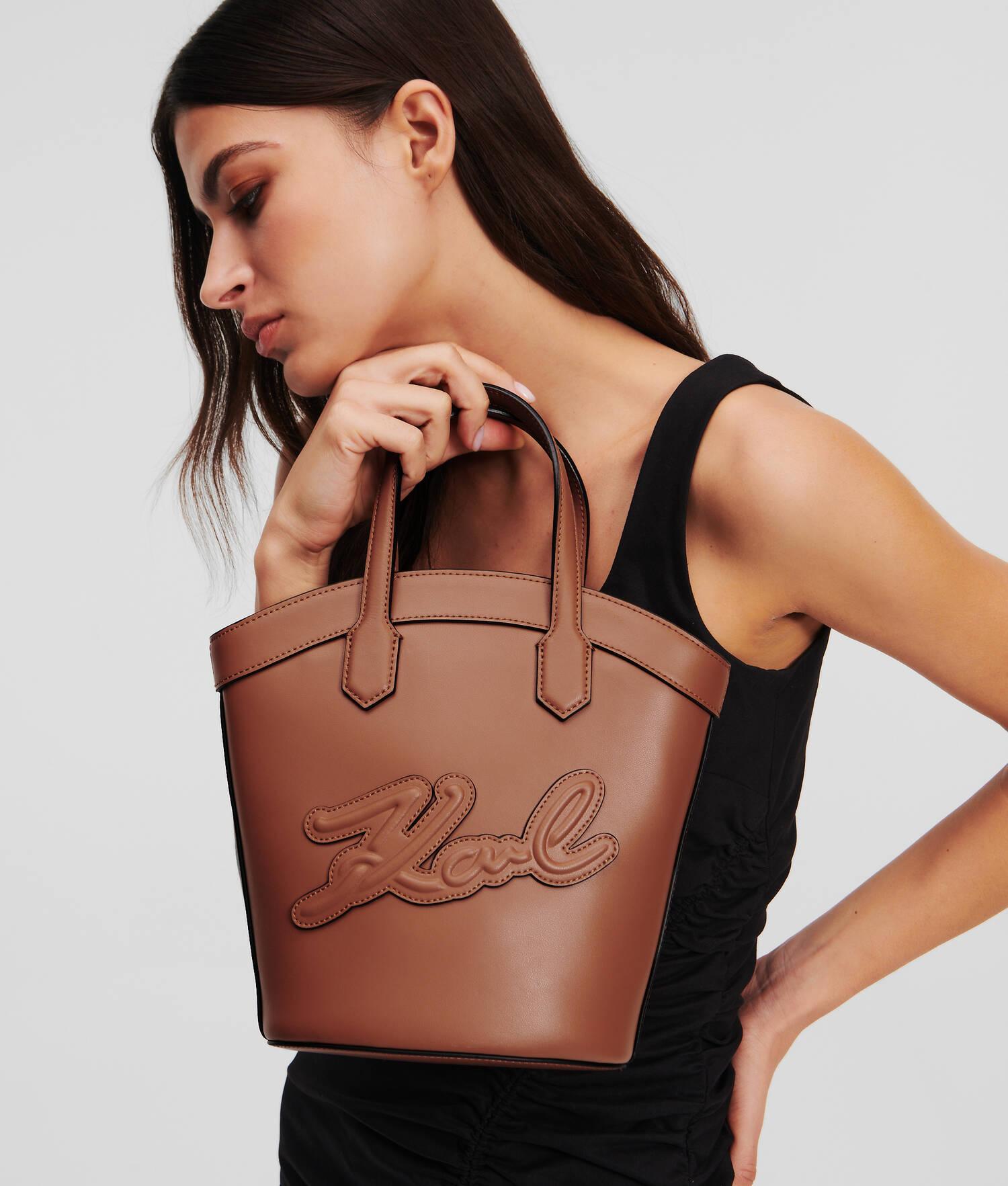 K/SIGNATURE TULIP SMALL TOTE BAG Product Image