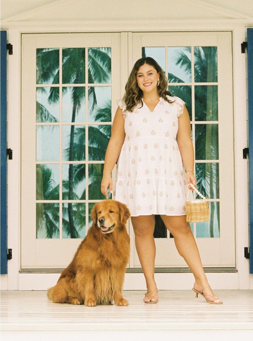 Belle Isle Tiered Mini Dress Product Image