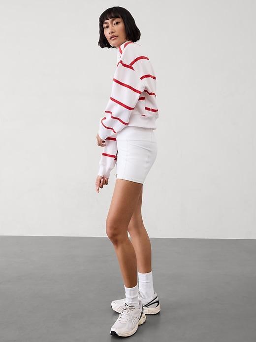 Heavyweight Terry Crop Crew Sweatshirt Product Image