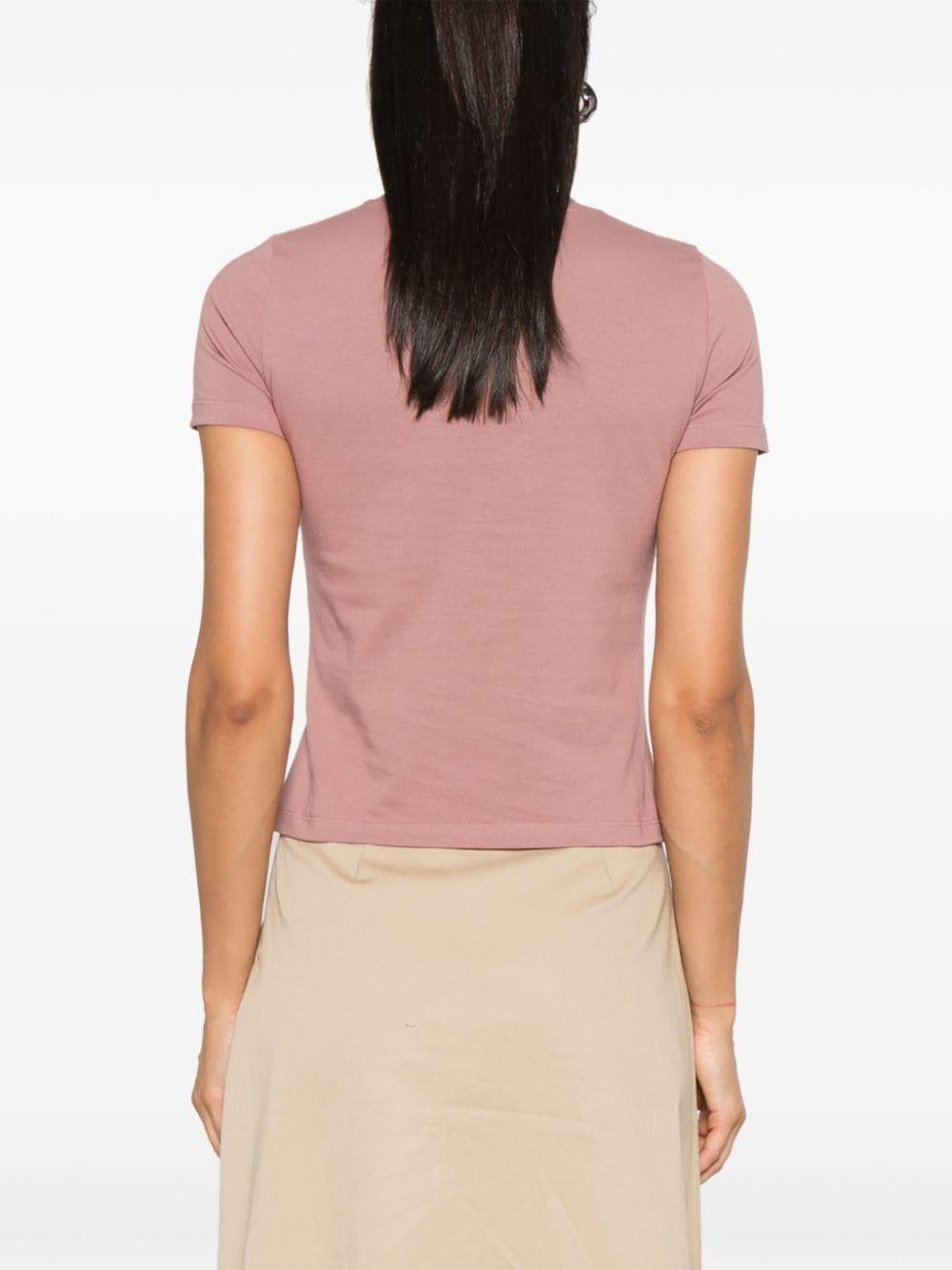 flocked-logo T-shirt Product Image