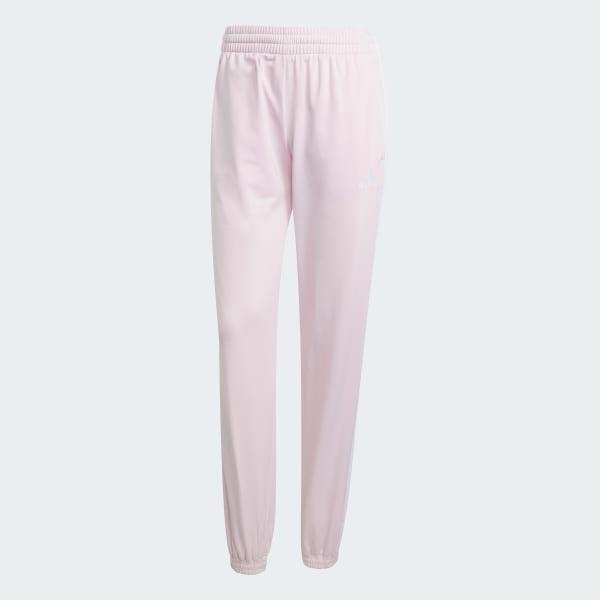 Women's adidas Tricot 3-Stripes Track Pants, Size: Small, Blue White Product Image