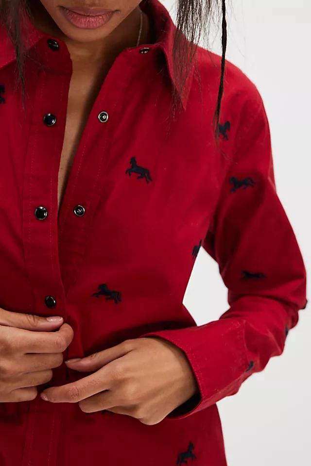We The Free Band Of Horses Embroidered Shirt Product Image