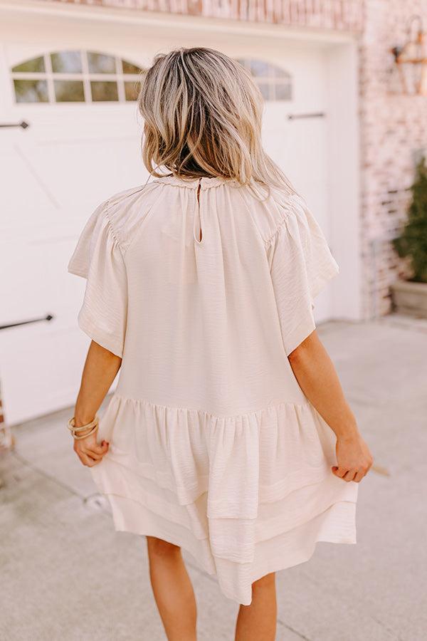 Southern Sweetheart Shift Dress in Cream Product Image