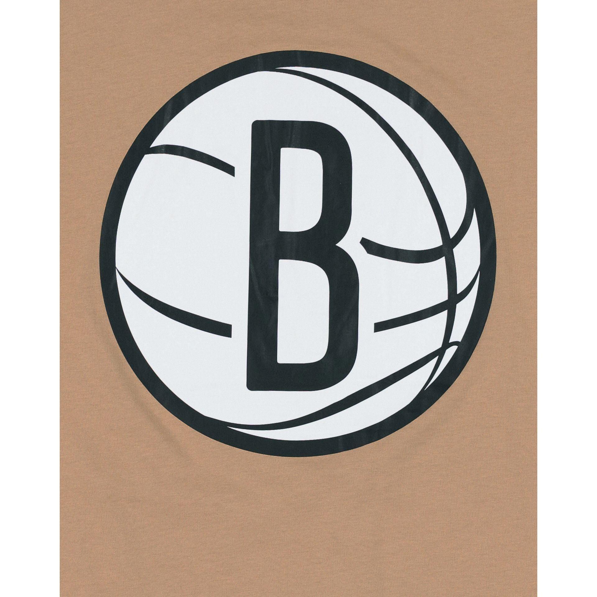 Brooklyn Nets 2023 City Edition Tan T-Shirt Male Product Image