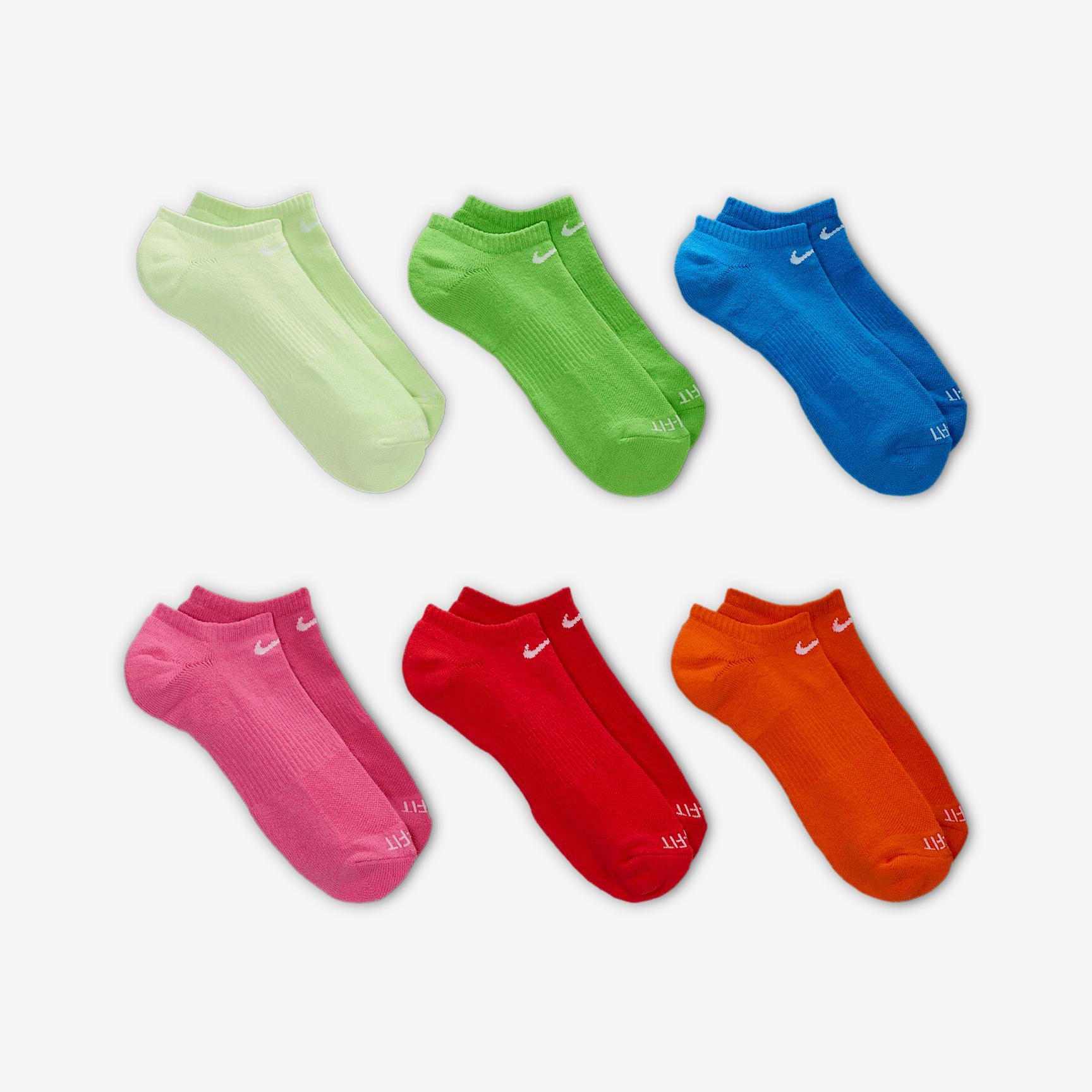 Nike Everyday Plus Cushioned Training No-Show Socks (6 Pairs) Product Image