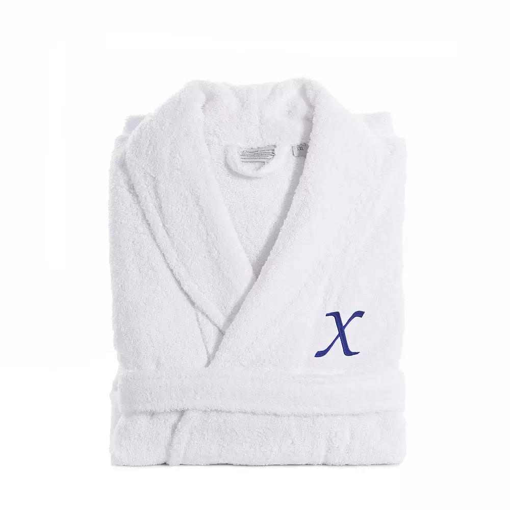 Linum Home Textiles Turkish Cotton Personalized Unisex Embroidered Terry Bathrobe, Women's, Size: Small/Medium Product Image
